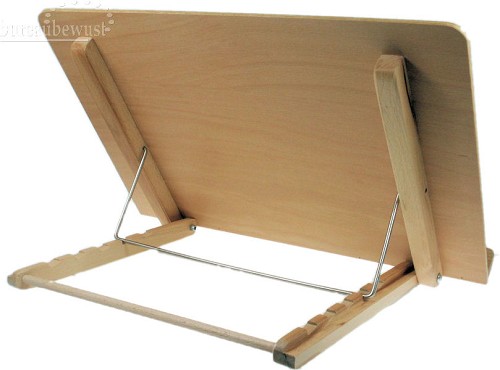 poll Minimaal Beheer houten lessenaar met bladhouders - houten bureau-accessoires - Bureaube